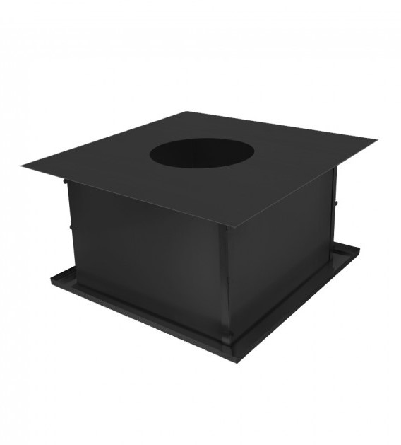 Потолочно проходной узел BLACK (AISI 430/0,5мм) д.205мм купить за 2 540 руб.