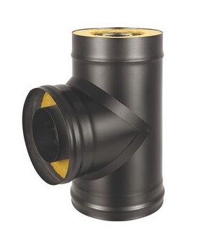 Сэндвич-тройник BLACK (AISI 430/0,8мм) 90* д.115х200мм купить за 4 276 руб.