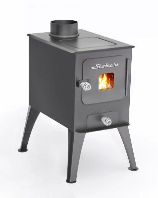 Отопительная печь Ермак Stoker Cадовая 50 стекло купить за 9 950 руб.